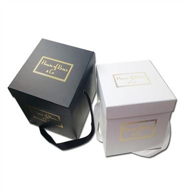 Rožių gėlių dovanų pakavimo dėžutė